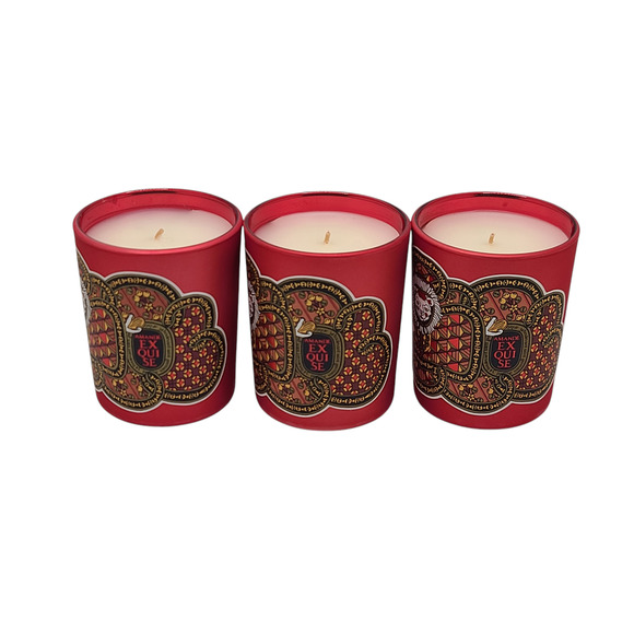 3 Pack Diptyque Amande Exquise Candle 70g/2.4oz *New in Plain White Box* - Picture 6 of 7